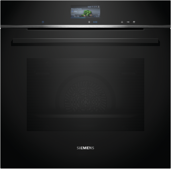 Siemens HR776G1B1 - iQ700, Einbau-Backofen mit Dampfunterstützung, Schwarz/Edelstahl, 60 x 60 cm